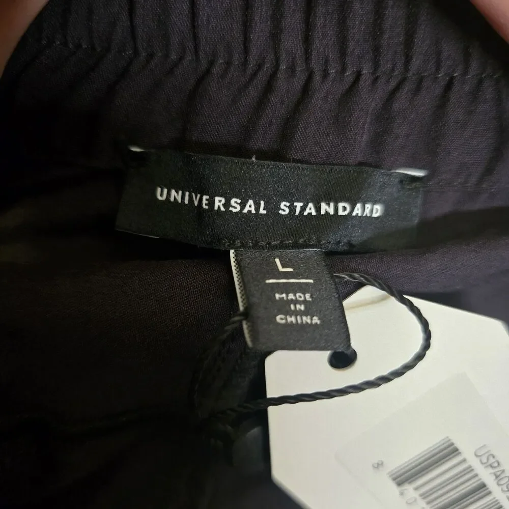 Universal Standard Women's L (3X) Black Elastic Waist Shorts 4